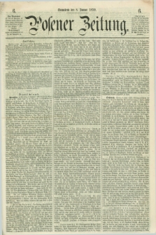 Posener Zeitung. 1859, [№] 6 (8 Januar) + dod.