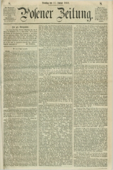 Posener Zeitung. 1859, [№] 8 (11 Januar) + dod.