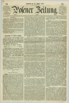 Posener Zeitung. 1859, [№] 24 (29 Januar) + dod.