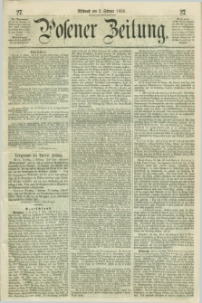 Posener Zeitung. 1859, [№] 27 (2 Februar) + dod.