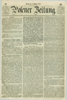 Posener Zeitung. 1859, [№] 29 (4 Februar) + dod.