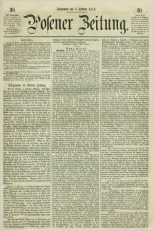 Posener Zeitung. 1859, [№] 30 (5 Februar) + dod.