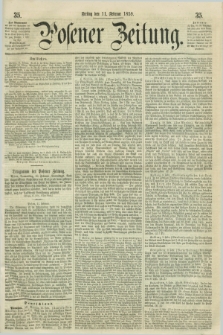 Posener Zeitung. 1859, [№] 35 (11 Februar) + dod.