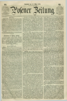Posener Zeitung. 1859, [№] 60 (12 März) + dod.
