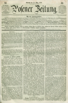 Posener Zeitung. 1859, [№] 63 (16 März) + dod.