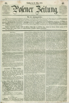 Posener Zeitung. 1859, [№] 68 (22 März) + dod.