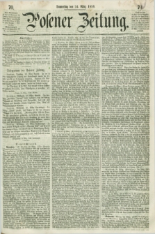 Posener Zeitung. 1859, [№] 70 (24 März) + dod.