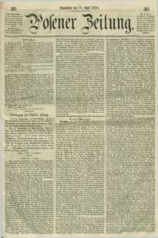 Posener Zeitung. 1859, [№] 90 (16 April) + dod.