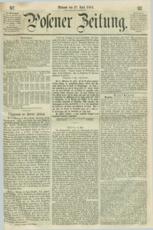 Posener Zeitung. 1859, [№] 97 (27 April) + dod.