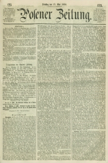 Posener Zeitung. 1859, [№] 125 (31 Mai) + dod.