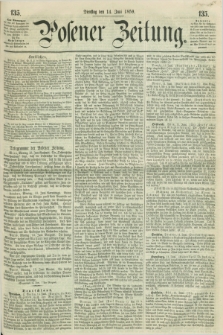 Posener Zeitung. 1859, [№] 135 (14 Juni) + dod.