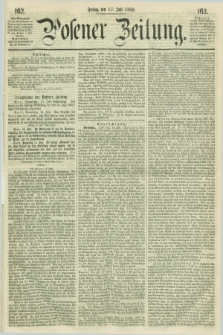 Posener Zeitung. 1859, [№] 162 (15 Juli) + dod.