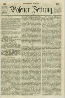 Posener Zeitung. 1859, [№] 193 (20 August) + dod.