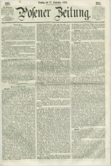 Posener Zeitung. 1859, [№] 225 (27 September) + dod.