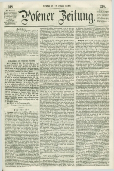Posener Zeitung. 1859, [№] 238 (12 Oktober) + dod.