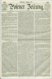 Posener Zeitung. 1859, [№] 255 (1 November) + dod.