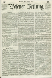 Posener Zeitung. 1859, [№] 257 (3 November) + dod.