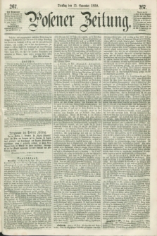 Posener Zeitung. 1859, [№] 267 (15 November) + dod.