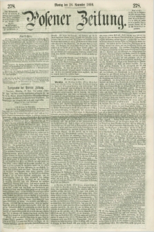 Posener Zeitung. 1859, [№] 278 (28 November) + dod.