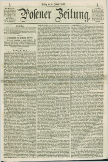 Posener Zeitung. 1860, [№] 5 (6 Januar) + dod.