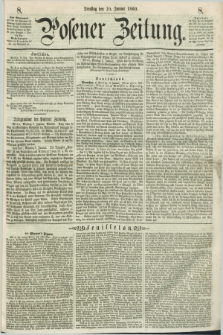 Posener Zeitung. 1860, [№] 8 (10 Januar) + dod.