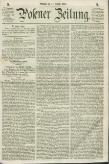 Posener Zeitung. 1860, [№] 9 (11 Januar) + dod.