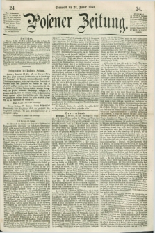 Posener Zeitung. 1860, [№] 24 (28 Januar) + dod.