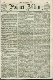 Posener Zeitung. 1860, [№] 25 (30 Januar) + dod.