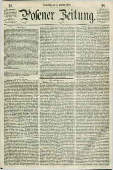 Posener Zeitung. 1860, [№] 28 (2 Februar) + dod.