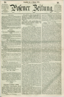 Posener Zeitung. 1860, [№] 30 (4 Februar) + dod.