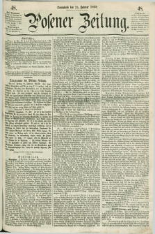 Posener Zeitung. 1860, [№] 48 (25 Februar) + dod.