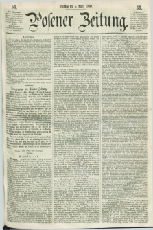 Posener Zeitung. 1860, [№] 56 (6 März) + dod.