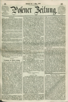 Posener Zeitung. 1860, [№] 57 (7 März) + dod.