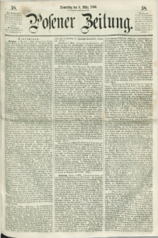 Posener Zeitung. 1860, [№] 58 (8 März) + dod.