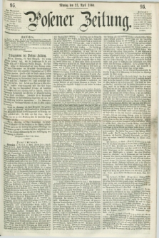 Posener Zeitung. 1860, [№] 95 (23 April) + dod.