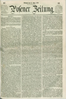 Posener Zeitung. 1860, [№] 97 (25 April) + dod.