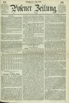 Posener Zeitung. 1860, [№] 103 (3 Mai) + dod.