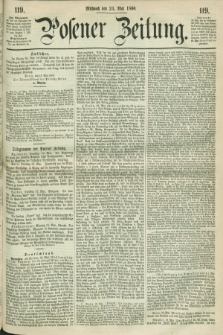 Posener Zeitung. 1860, [№] 119 (23 Mai) + dod.