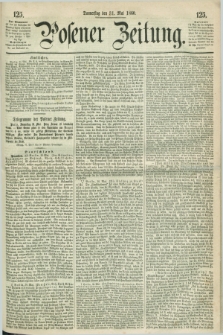 Posener Zeitung. 1860, [№] 125 (31 Mai) + dod.