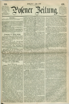 Posener Zeitung. 1860, [№] 126 (1 Juni) + dod.