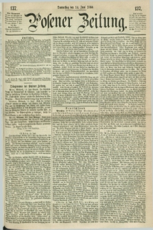 Posener Zeitung. 1860, [№] 137 (14 Juni) + dod.