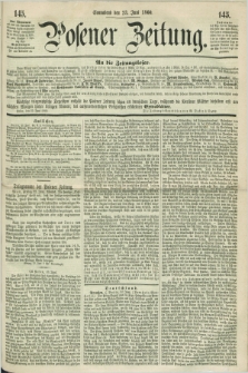 Posener Zeitung. 1860, [№] 145 (23 Juni) + dod.