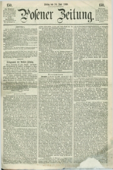 Posener Zeitung. 1860, [№] 150 (29 Juni) + dod.