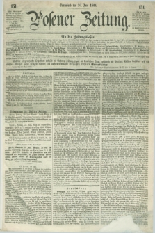 Posener Zeitung. 1860, [№] 151 (30 Juni) + dod.