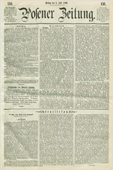 Posener Zeitung. 1860, [№] 156 (6 Juli) + dod.