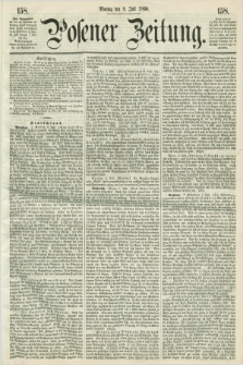 Posener Zeitung. 1860, [№] 158 (9 Juli) + dod.