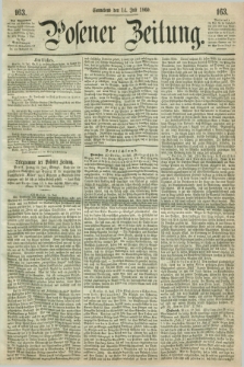 Posener Zeitung. 1860, [№] 163 (14 Juli) + dod.