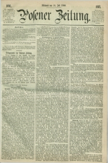 Posener Zeitung. 1860, [№] 166 (18 Juli) + dod.