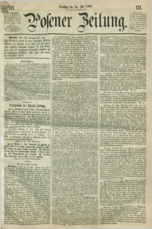 Posener Zeitung. 1860, [№] 171 (24 Juli) + dod.