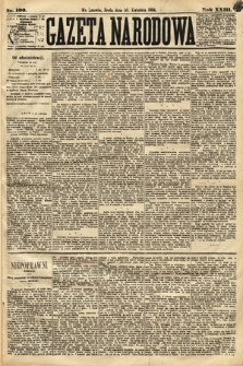 Gazeta Narodowa. 1884, nr 100